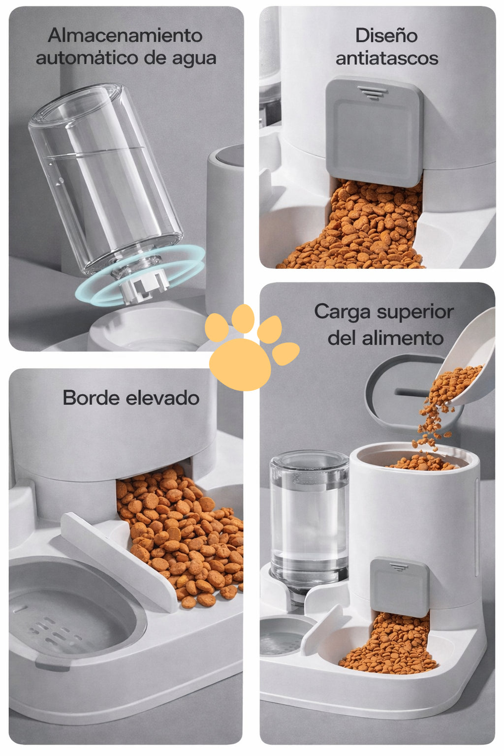 Dispensador 2en1 Semiautomático Pawradise™