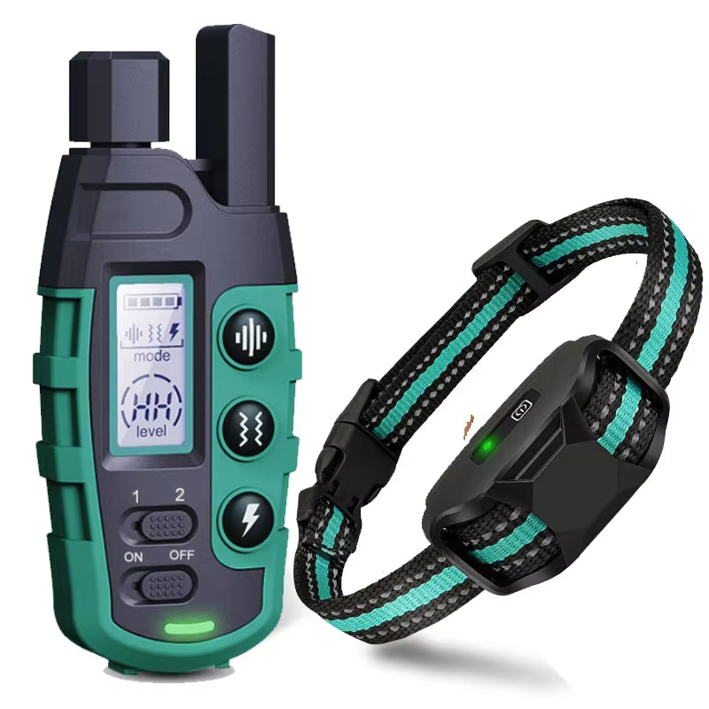 Ultimate Waterproof Electric Dog Training Collar with Remote Control - Perfect for 5-120 lbs Puppies - Shock & Vibration Modes