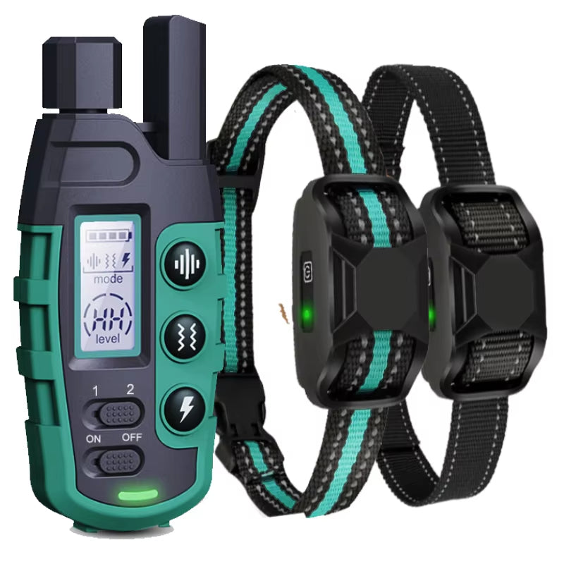 Ultimate Waterproof Electric Dog Training Collar with Remote Control - Perfect for 5-120 lbs Puppies - Shock & Vibration Modes